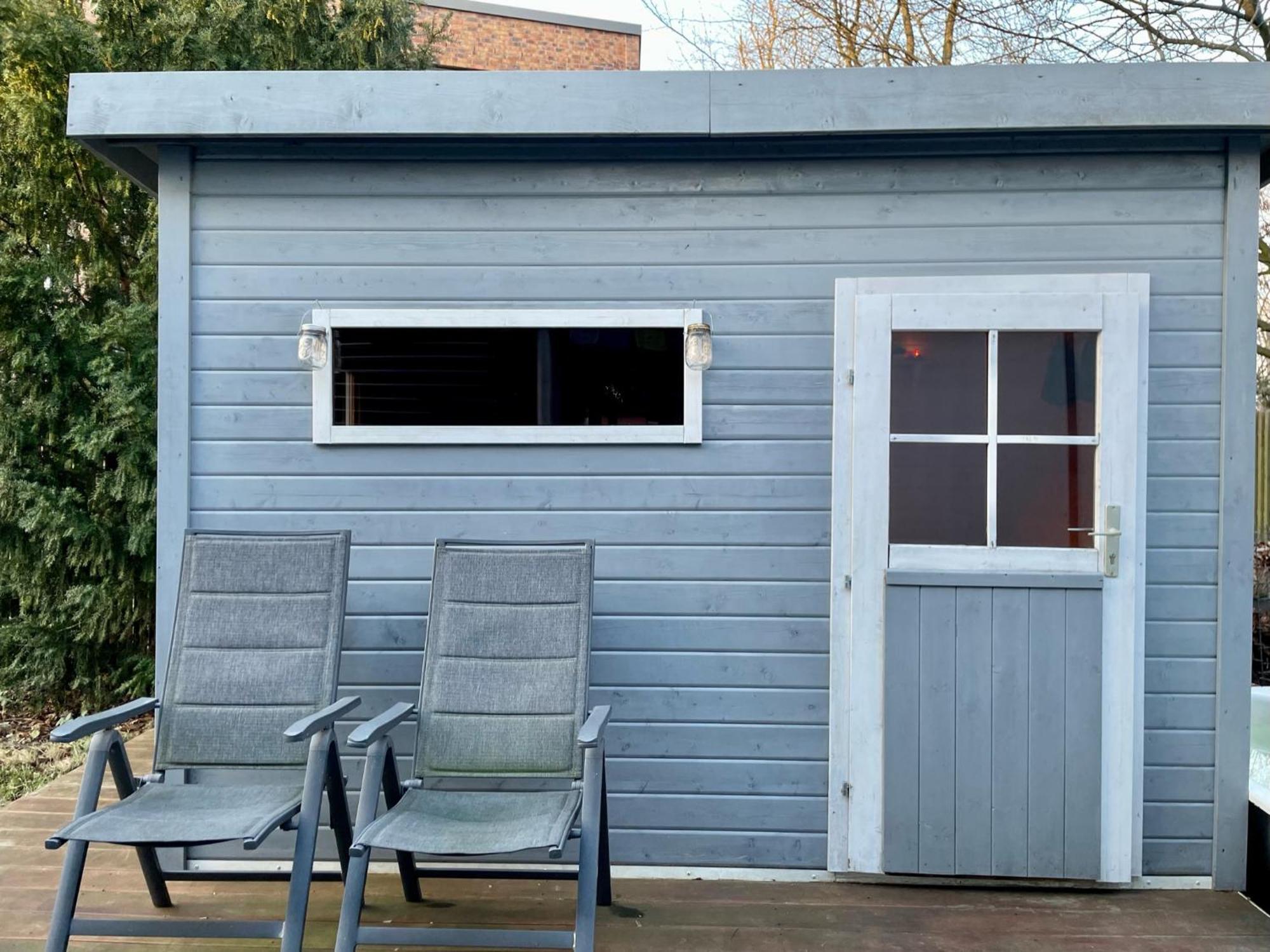 Modernes Holzhaus Im Skandinavischen Stil Mit Sauna, Garten Und 2 Katzen Norderstedt Zewnętrze zdjęcie